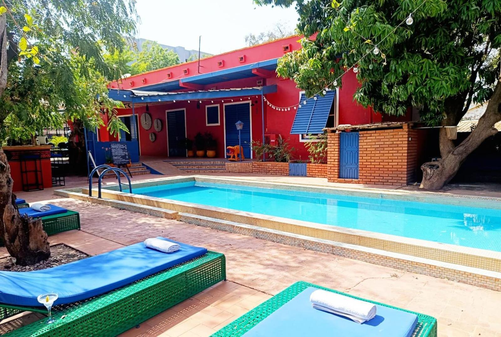 Hotel Les Palmiers Ouagadougou Exteriör bild